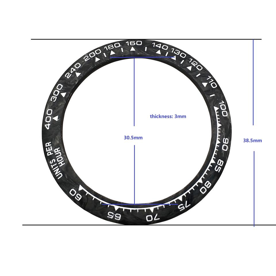 Geschmiedete Kohlefaser-Lünette für Daytona-Modelle