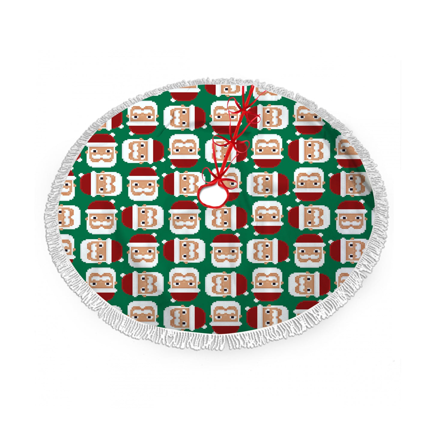 Christmas Tree Skirt Christmas Tree Mat Christmas New Year Ornaments Christmas New Year Decorations Tassel Lace