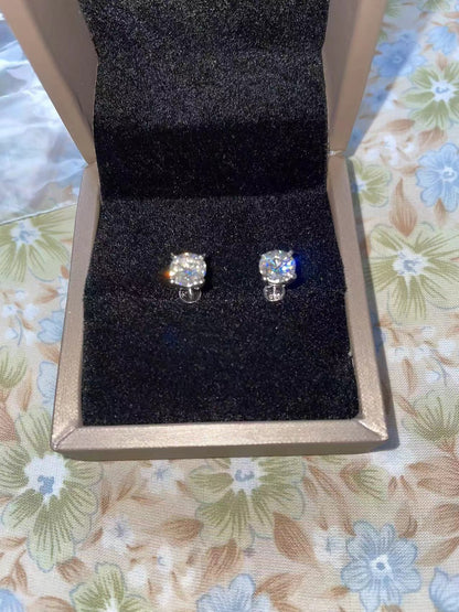 Moissanite Stud Earrings (Custom Work)