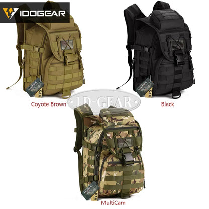 IDOGEAR 40L Tactical Backpack Molle 900D Nylon Water Resistant Travelling Backpacks 3504