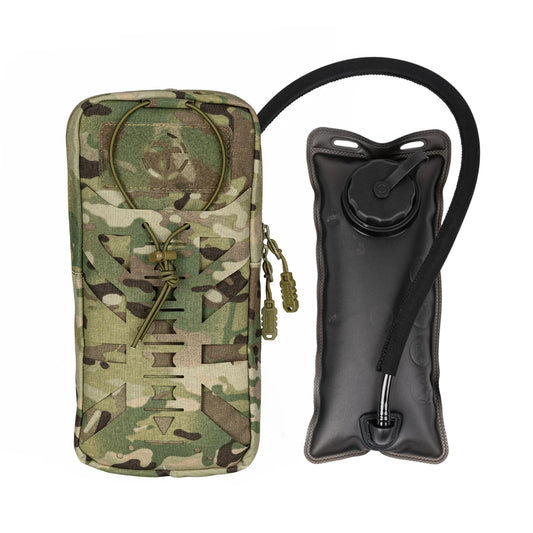 TOPTACPRO Tactical Hydration Pouch with Inner Bladder Water Bag