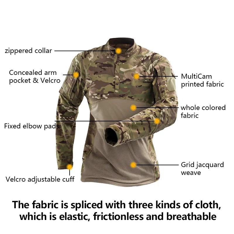 IDOGEAR Tactical Shirt Long Sleeve