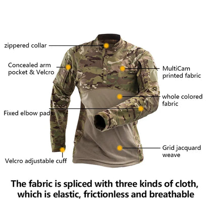 IDOGEAR Tactical Shirt Long Sleeve