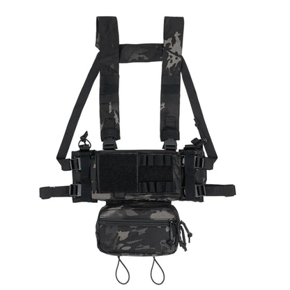 IDOGEAR MK3 Tactical Chest Rig Modular Lightweight Hunting Vest Full Set 5.56 Mag Pouch