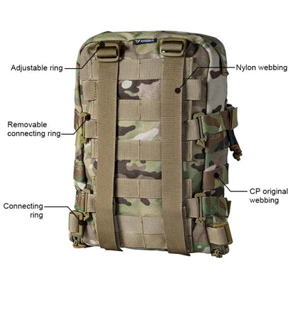 IDOGEAR Tactical MOLLE Hydration Pack Mini Outdoor Water Bladder Carrier Pack for Tactical Vest Backpack 3530