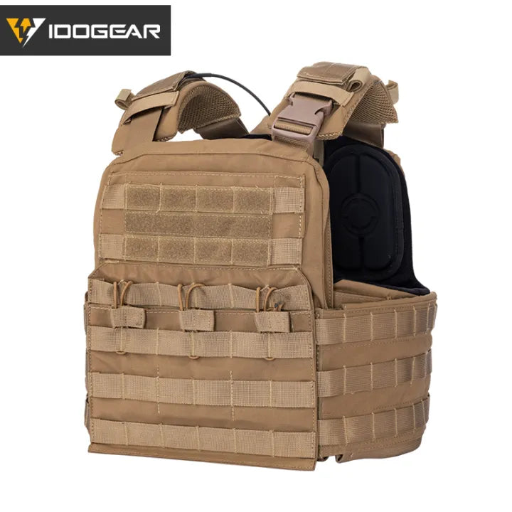 IDOGEAR Cherry Molle Plate Carrier Tactical CPC VesT With 2 Dummy Plate