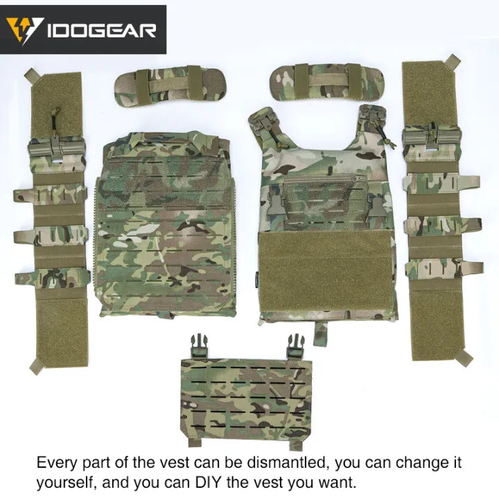 IDOGEAR LSR Tactical Vest Molle Modular