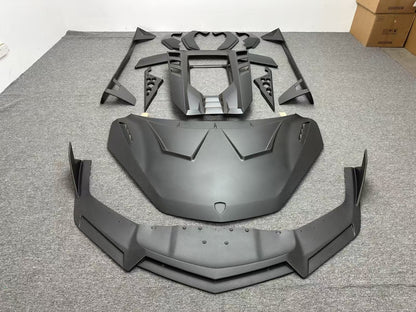 Duke Style Matte Dry Carbon Fiber Body Kit for Lamborghini Revuelto