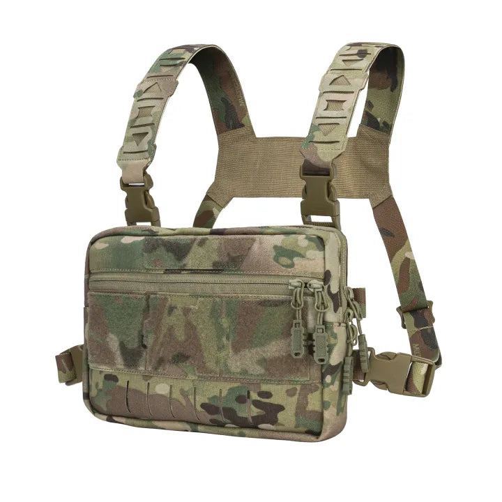 TOPTACPRO Tatcical Chest Rig Bag Chest Recon Bag MOLLE 8511