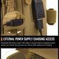 IDOGEAR Tactical USB Shoulder Bag Sling Pack Chest Bag Crossbody Daypack Hiking Camo Traveling Single Shoulder bags 3527