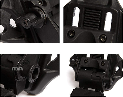 FMA Tactical Black GPNVG18 Dummy Model Night Vision Goggles & L4G19 NVG Helmet Mount Plastic Bracket