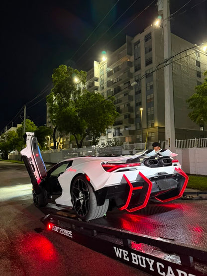 Duke Style Matte Dry Carbon Fiber Body Kit for Lamborghini Revuelto