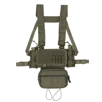 IDOGEAR MK3 Tactical Chest Rig Modular Lightweight Hunting Vest Full Set 5.56 Mag Pouch