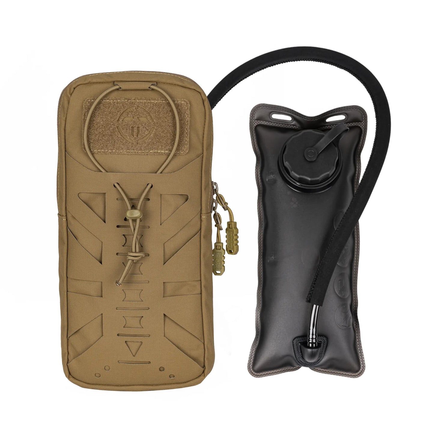 TOPTACPRO Tactical Hydration Pouch with Inner Bladder Water Bag