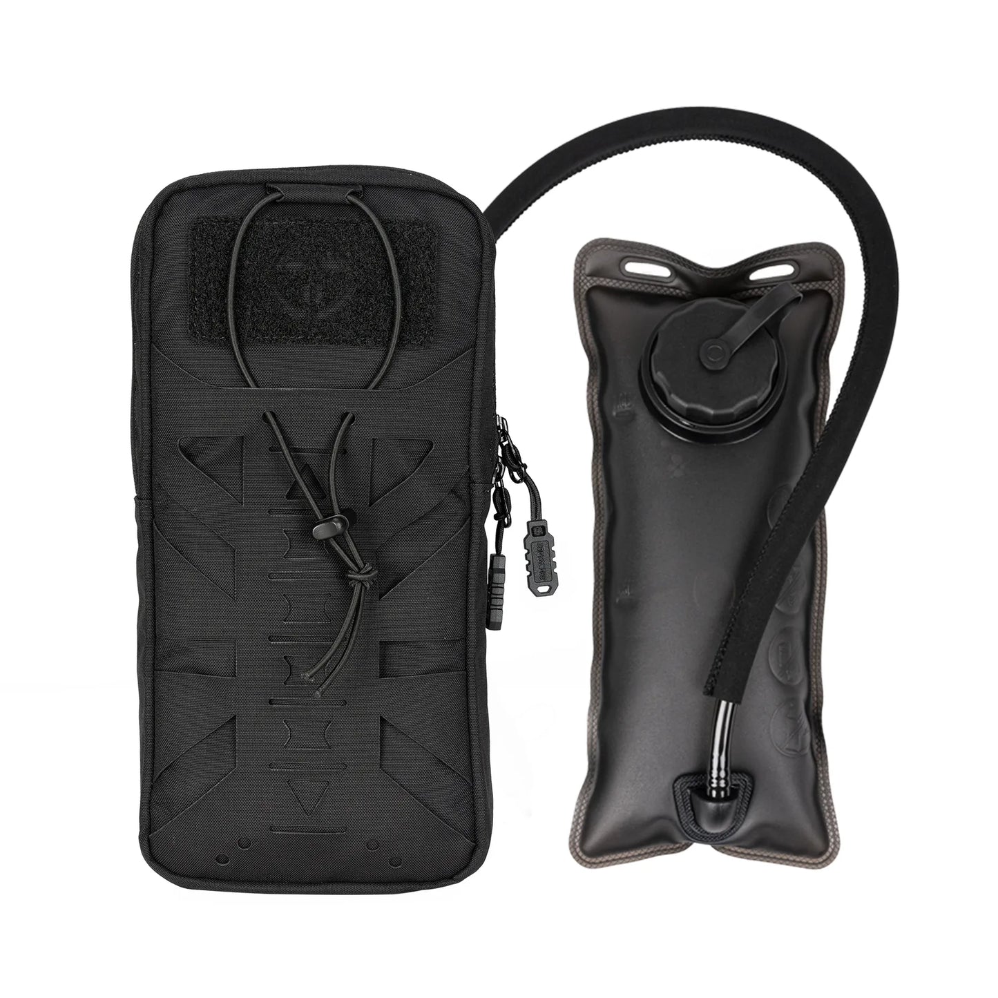 TOPTACPRO Tactical Hydration Pouch with Inner Bladder Water Bag