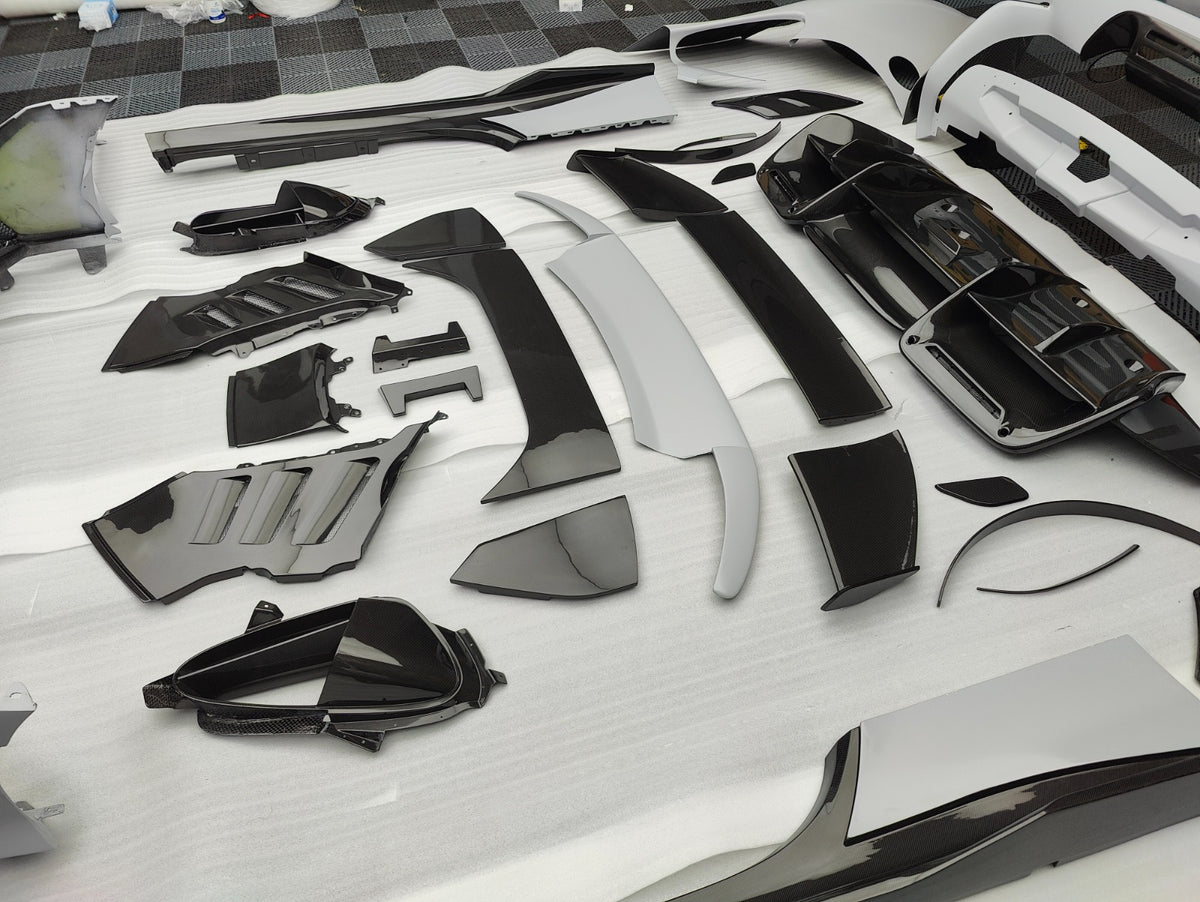 Ferrari SF90 to SF90XX Carbon Fiber Aero Body Kit – Full Conversion Package