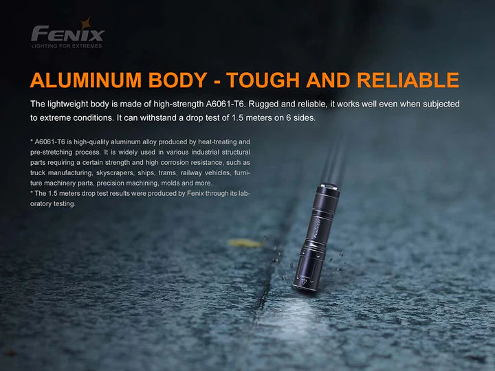 FENIX E01 V2.0 AAA FLASHLIGHT