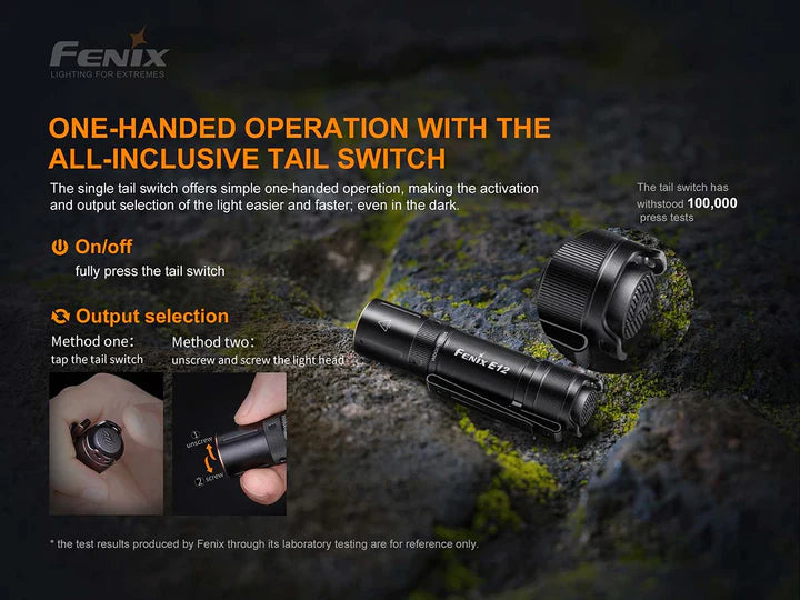 FENIX E12 V2.0 AA FLASHLIGHT