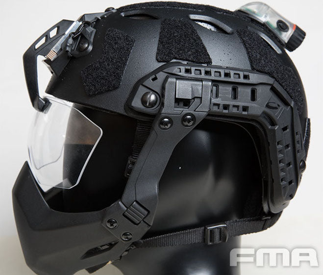 FMA Half Seal Mask(Folding)For Tactical Helmet A DE/BK/FG TB1363