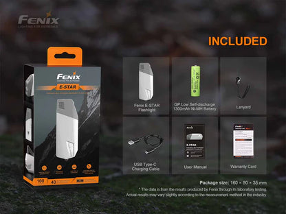 FENIX E-STAR EMERGENCY FLASHLIGHT