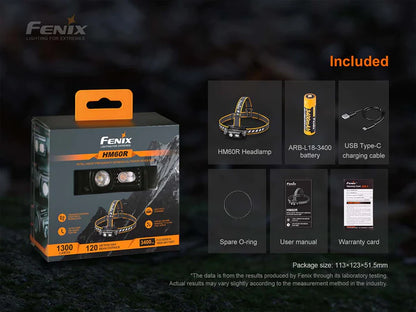 FENIX HM60R RECHARGEABLE HEADLAMP