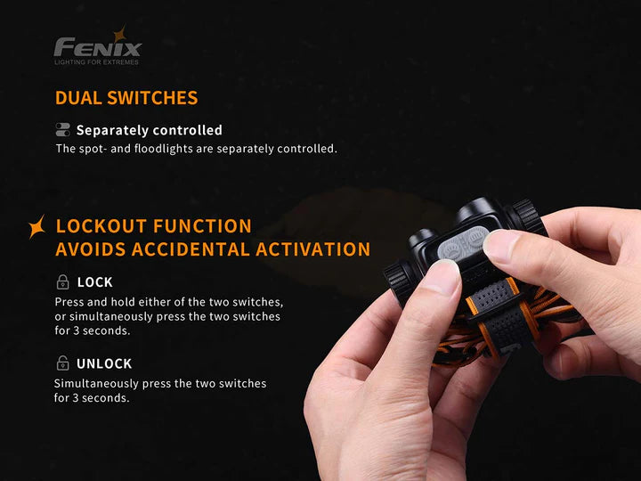 FENIX HM65R RECHARGEABLE HEADLAMP