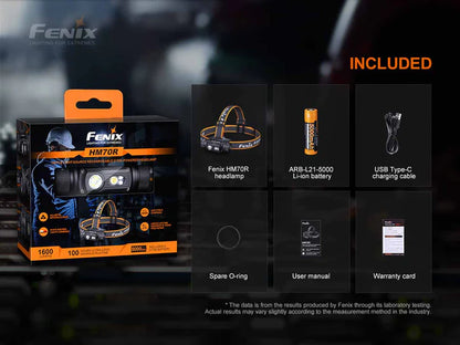 FENIX HM70R RECHARGEABLE HEADLAMP