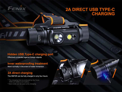 FENIX HM70R RECHARGEABLE HEADLAMP