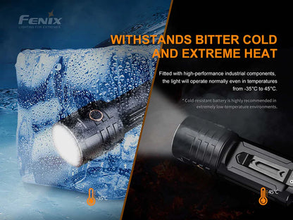 FENIX LR35R RECHARGEABLE FLASHLIGHT - 10000 LUMENS