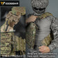 IDOGEAR LSR Tactical Plate Carrier Camouflage Vest & EVA Tactical Plates Set