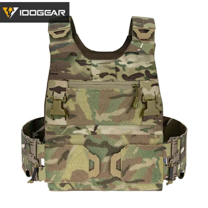 IDOGEAR 3.0 FCSK Quick Release Tactical Vest With Elastic Sides Plate Carrier