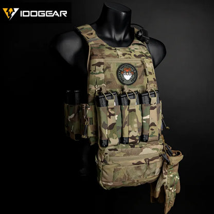 IDOGEAR 3.0 FCSK Quick Release Tactical Vest With Elastic Sides Plate Carrier