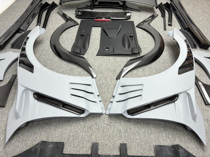 Half Glossy Carbon Fiber Top Secret Style Body Kit for Nissan R35 GTR 2008-2022
