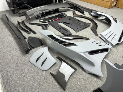 Half Glossy Carbon Fiber Top Secret Style Body Kit for Nissan R35 GTR 2008-2022