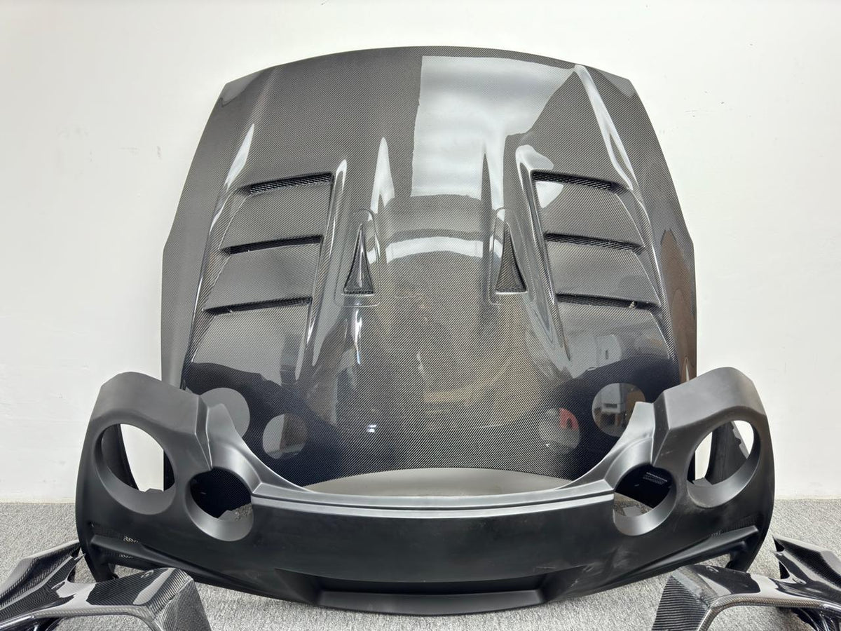 Half Glossy Carbon Fiber Top Secret Style Body Kit for Nissan R35 GTR 2008-2022