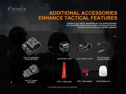 FENIX TK22 TAC TACTICAL FLASHLIGHT