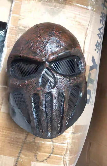 FMA Wire Mesh "SKULL PUNISNER" Gray Mask (Senior Model) Tb577