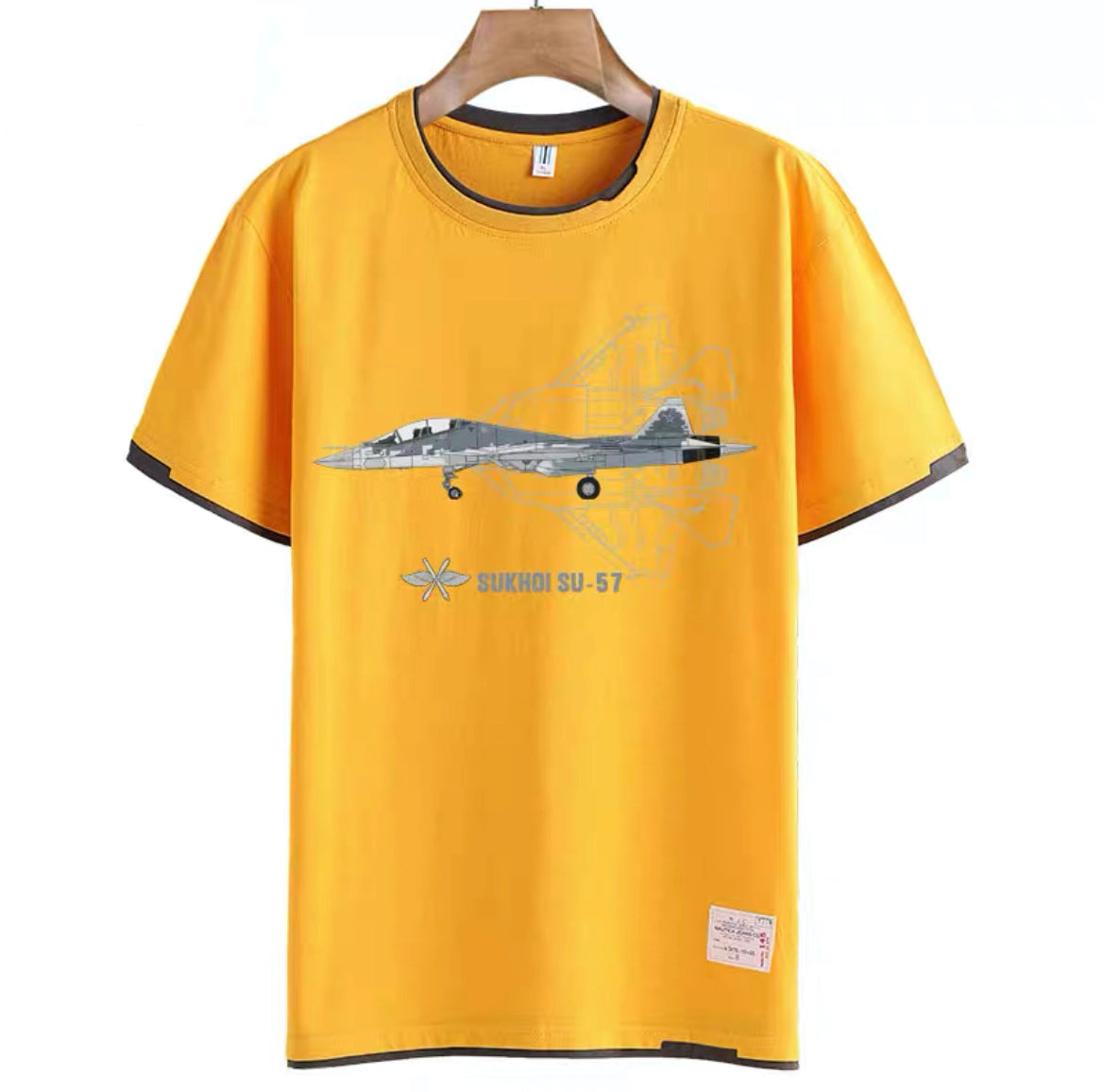 Sukhoi Su-57 Graphics Short Sleeve T-Shirt