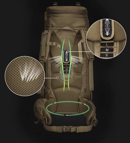 Mardingtop 75L Molle Backpack with Raincover