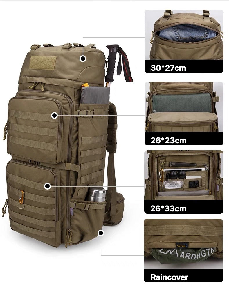 Mardingtop 75L Molle Backpack with Raincover