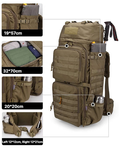 Mardingtop 75L Molle Backpack with Raincover