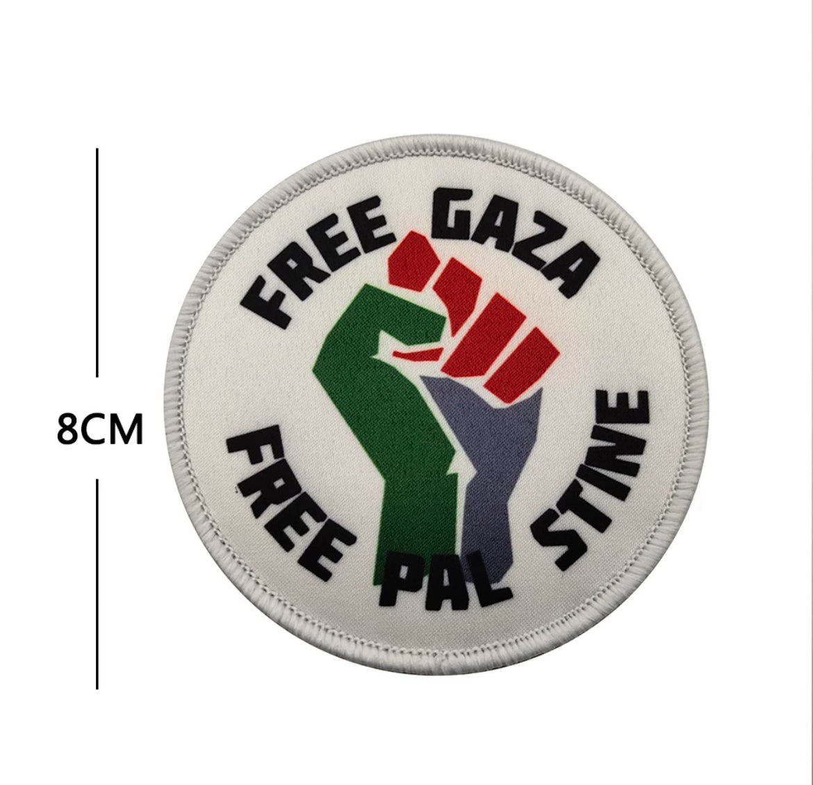 Free Palestine Flag Iron on Patch