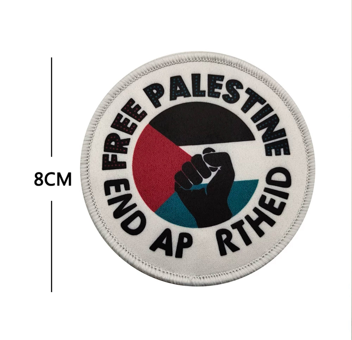 Free Palestine Flag Iron on Patch