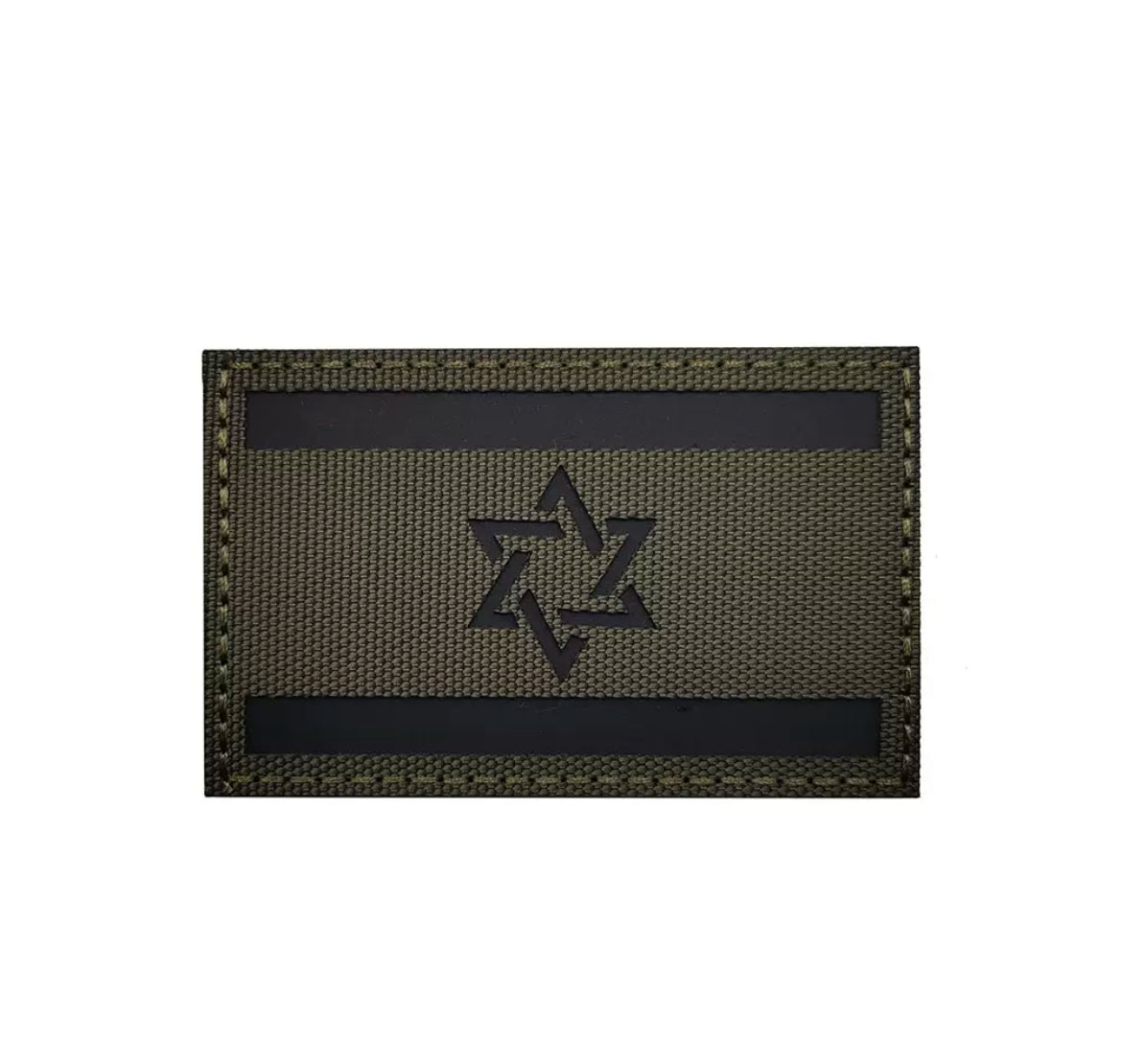 Israel Flag Tactical Military Armband Patch Embroidered Moral Jewish Star of David Sew On Israeli National Emblem Country's Flag Patches (White)