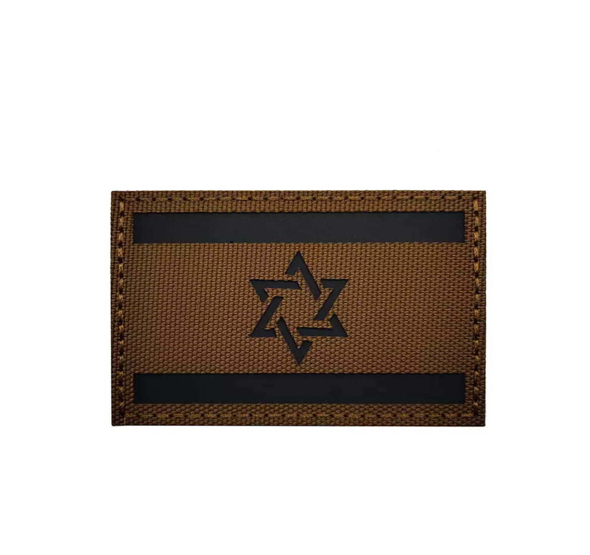 Israel Flag Tactical Military Armband Patch Embroidered Moral Jewish Star of David Sew On Israeli National Emblem Country's Flag Patches (White)