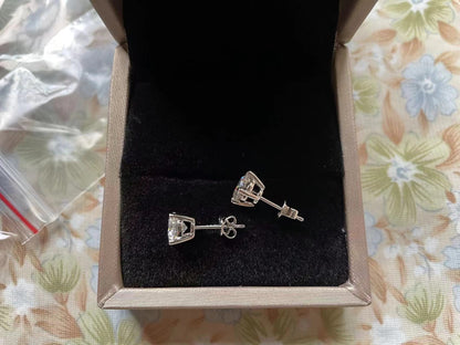 Moissanite Stud Earrings (Custom Work)