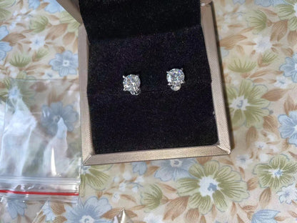 Moissanite Stud Earrings (Custom Work)