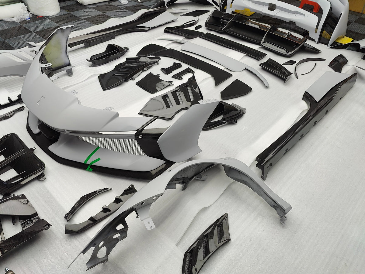 Ferrari SF90 to SF90XX Carbon Fiber Aero Body Kit – Full Conversion Package