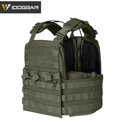 IDOGEAR Cherry Molle Plate Carrier Tactical CPC VesT With 2 Dummy Plate