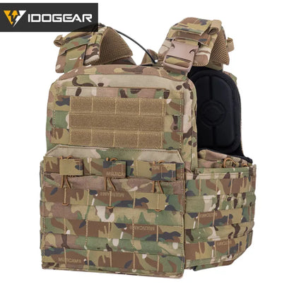 IDOGEAR Cherry Molle Plate Carrier Tactical CPC VesT With 2 Dummy Plate